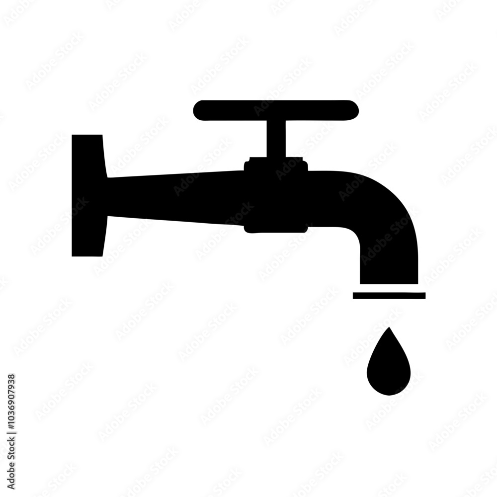 Water Faucet Icon vector illustration Water Faucet Icon vector illustration