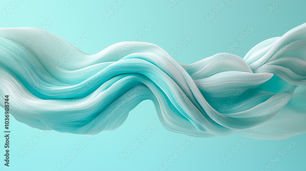 holographic 3d abstract waves in pastel colors holographic 3d abstract waves in pastel colors