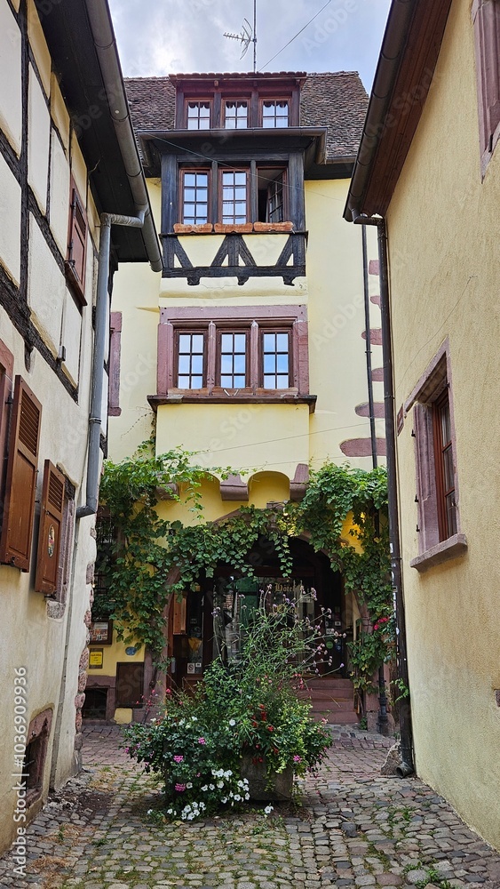 Obraz premium Kaysersberg y Riquewihr