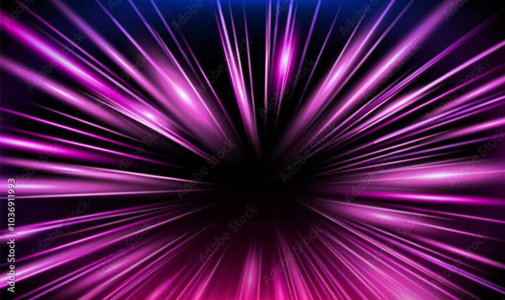 ink glowing lines of movement from the center. ink glowing lines of movement from the center.