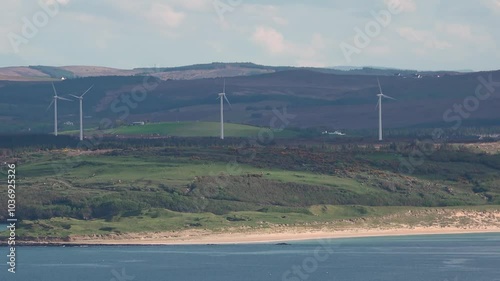 Castlegoland beach seen from Crohy, County Donegal - Ireland photo