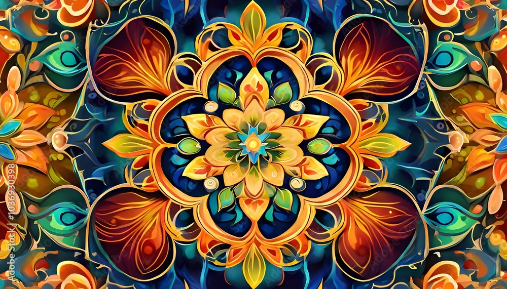 abstract background with flowers abstract background with flowers