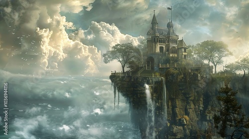 A Majestic Castle Perched on a Clifftop