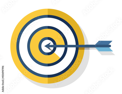 Business target arrow strategy symbol stock illustration
