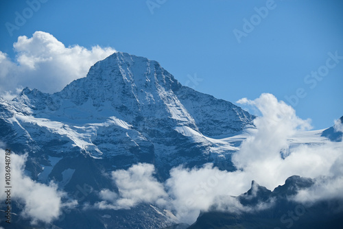 Breithorn Mountain Peak, Switzerland