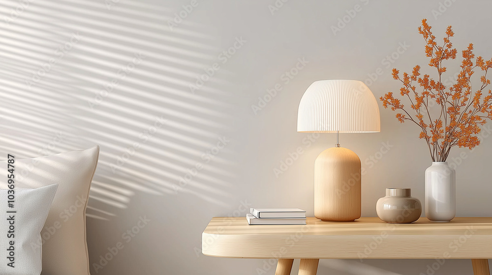 A clean and modern workspace in a bedroom, with a wooden desk positioned against a ribbed gray wall. The ribbed texture adds depth to the minimalist setup, while the wooden desk br A clean and modern workspace in a bedroom, with a wooden desk positioned against a ribbed gray wall. The ribbed texture adds depth to the minimalist setup, while the wooden desk br