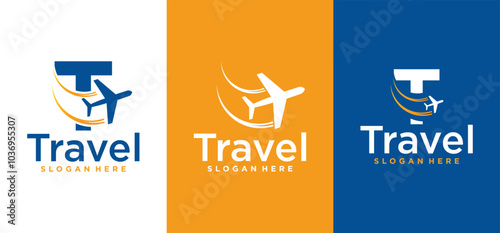 travel logo, travel agency logo, travel business logo concept.