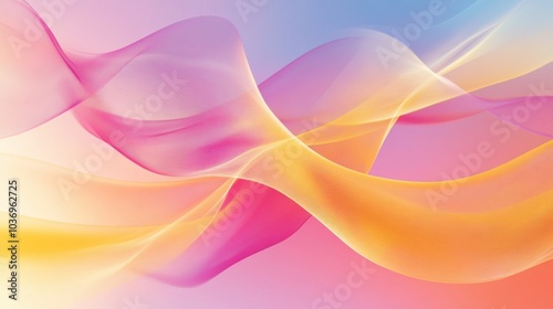 Abstract Colorful Waves Background Design