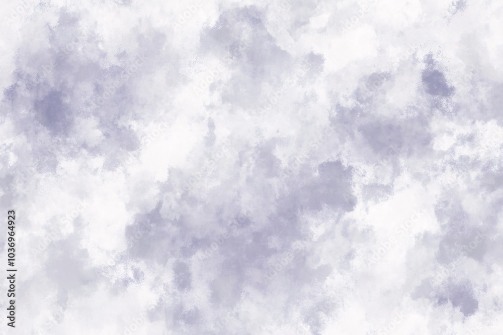 Obraz premium Abstract Watercolor Sky Background - White Cloud Texture