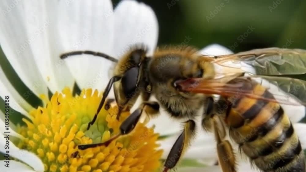 Honey bees look for honey in flowers and in their nests Honey bees look for honey in flowers and in their nests