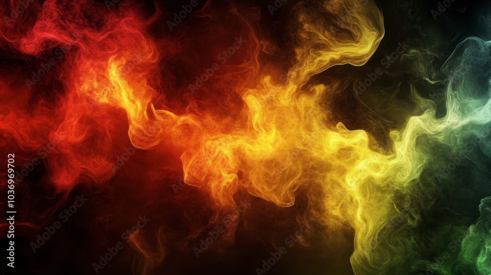 Fototapeta premium Colorful Smoke Pattern for Abstract Backgrounds
