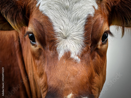 portrait of a cow