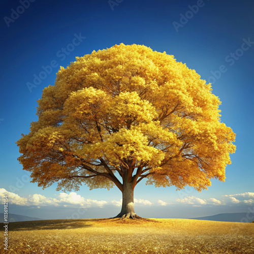 autumn tree in the park