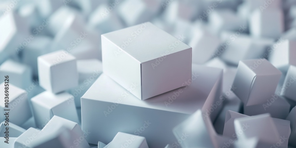 Isolated Transparent 3D Cube Blocks Isolated Transparent 3D Cube Blocks
