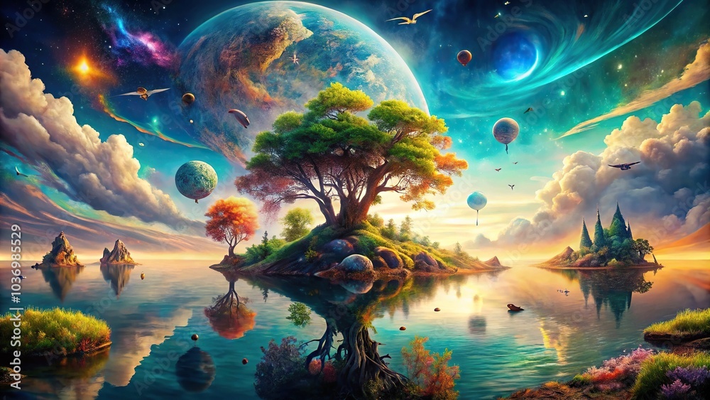 Abstract dreamlike artwork Abstract dreamlike artwork