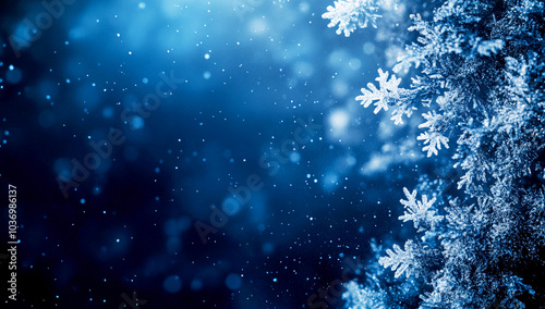 blue christmas background