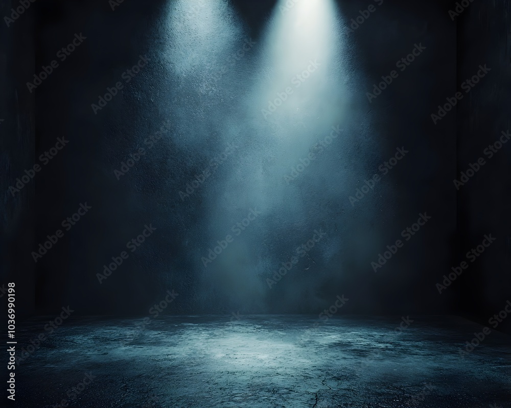 Dramatic Moody Spotlight Background for High Contrast Product Photography
