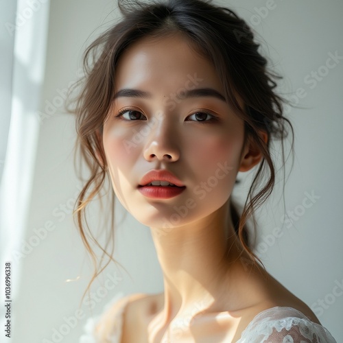 beautiful 20s young woman portrait