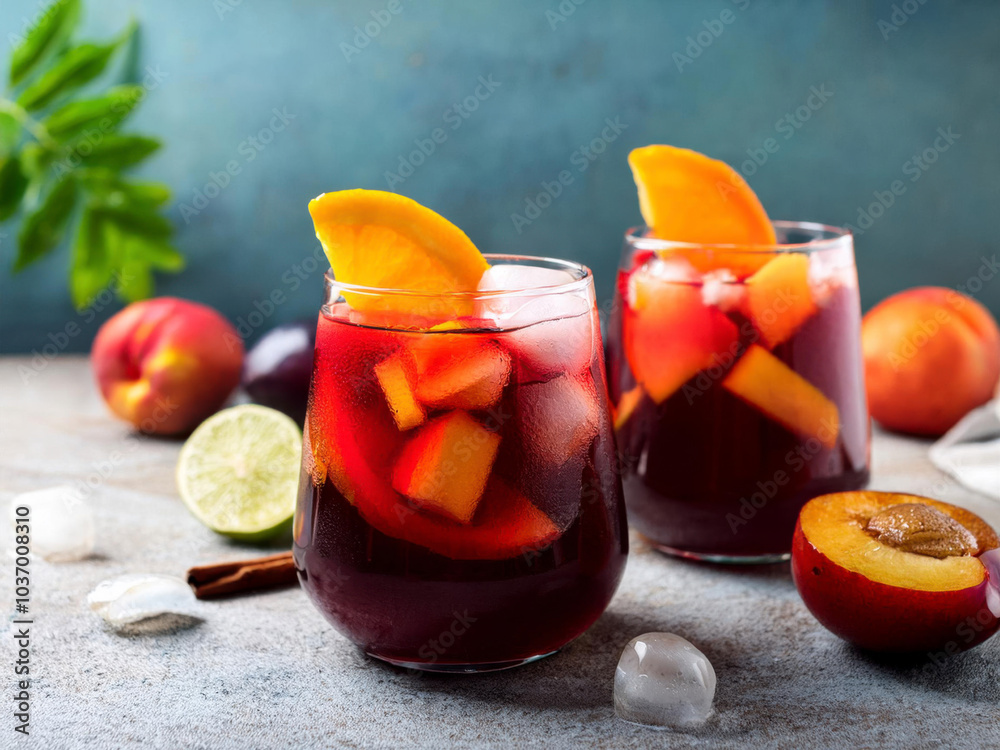 Fruit juice cocktail Fruit juice cocktail