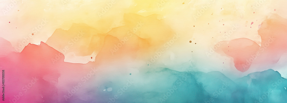 A vibrant watercolor background blending warm and cool colors, perfect for creative projects or artistic presentations A vibrant watercolor background blending warm and cool colors, perfect for creative projects or artistic presentations