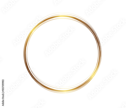 Golden frame for your design, Golden frame, Vintage Golden frame, frame isolated on white