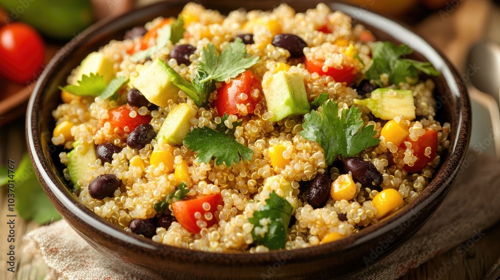 Fresh Quinoa Salad with Vegetables and Herbs Fresh Quinoa Salad with Vegetables and Herbs