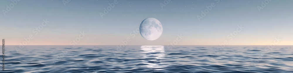 A large glowing supermoon rising above the calm ocean horizon. artwork, illustration,astronomy, astrophysics, celestial body, lunar cycle, tides,beauty, wonder, awe, inspiration A large glowing supermoon rising above the calm ocean horizon. artwork, illustration,astronomy, astrophysics, celestial body, lunar cycle, tides,beauty, wonder, awe, inspiration