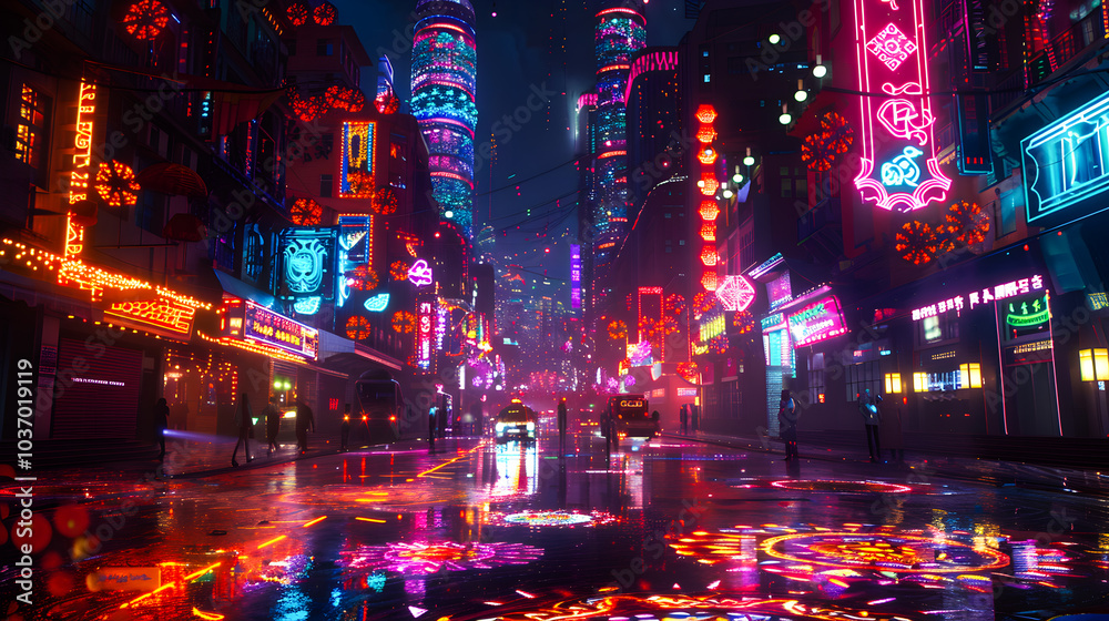 A futuristic city where the buildings are made of giant crystals, glowing in shades of blue and purple. The streets are rivers of flowing light A futuristic city where the buildings are made of giant crystals, glowing in shades of blue and purple. The streets are rivers of flowing light