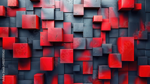 Abstract background 3D art ...