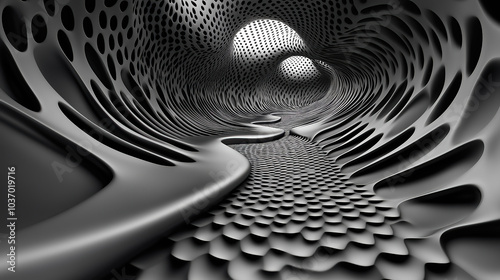 Abstract background 3D art ...