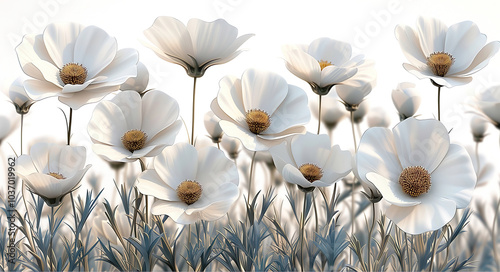 Flowers background, many be...