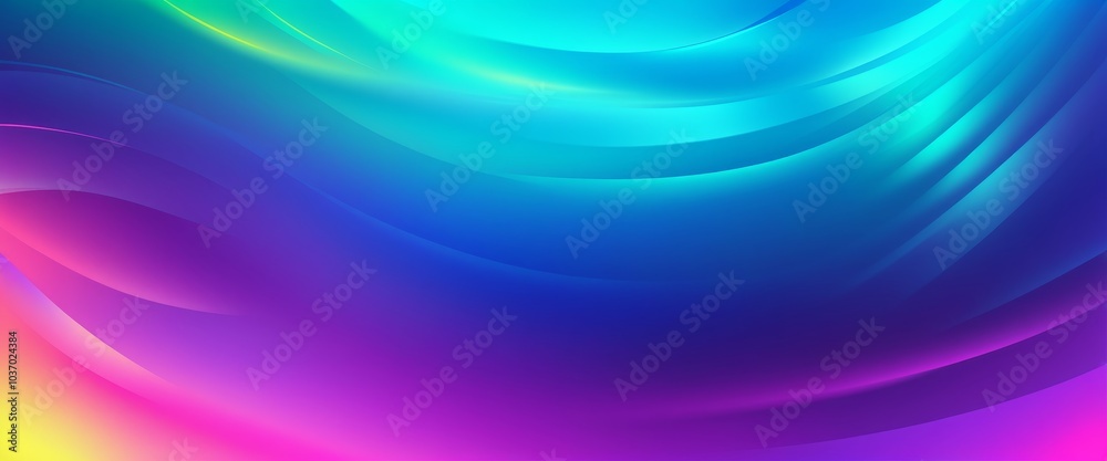 Obraz premium Gradient mesh abstract background in holographic style