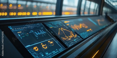Virtual panel controlling AI-driven railway systems and networks