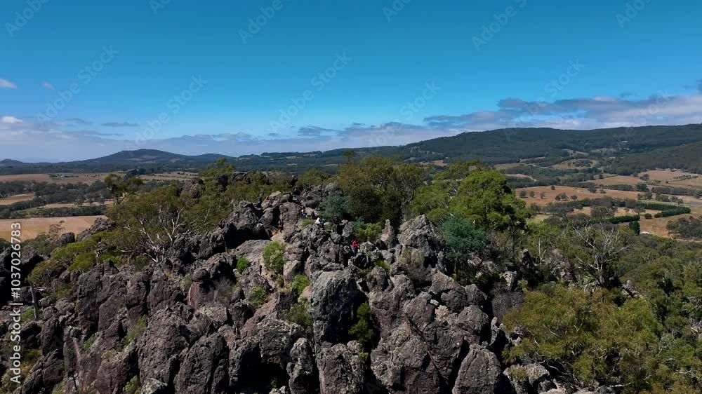 panorama of the mountains. Hanging rocks, victoria, australia. panorama of the mountains. Hanging rocks, victoria, australia.