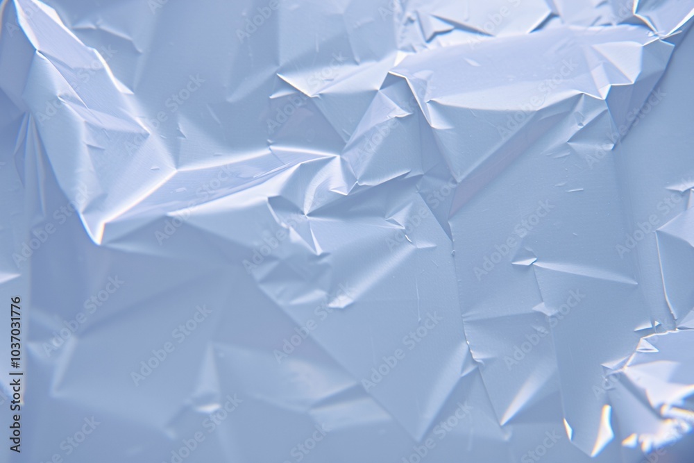 Crinkled transparent plastic texture.generative AI
Crinkled transparent plastic texture.generative AI