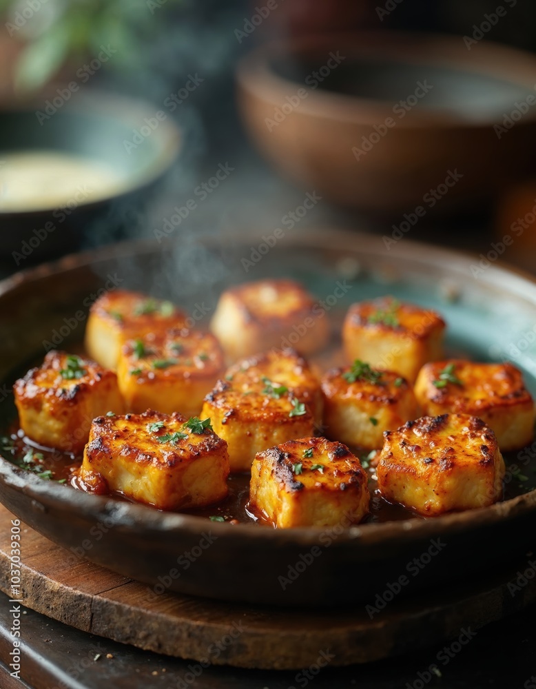 Paneer Tikka skewers Paneer Tikka skewers