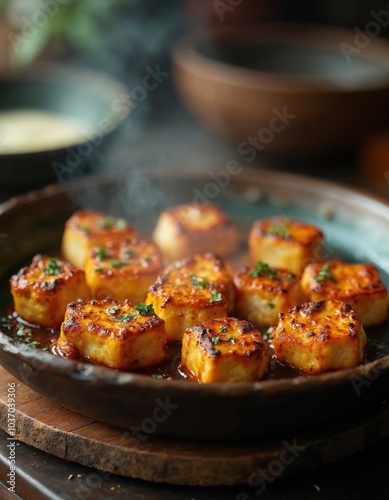 Paneer Tikka skewers