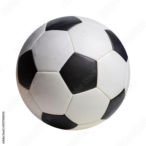 Football Soccer Ball on White Background