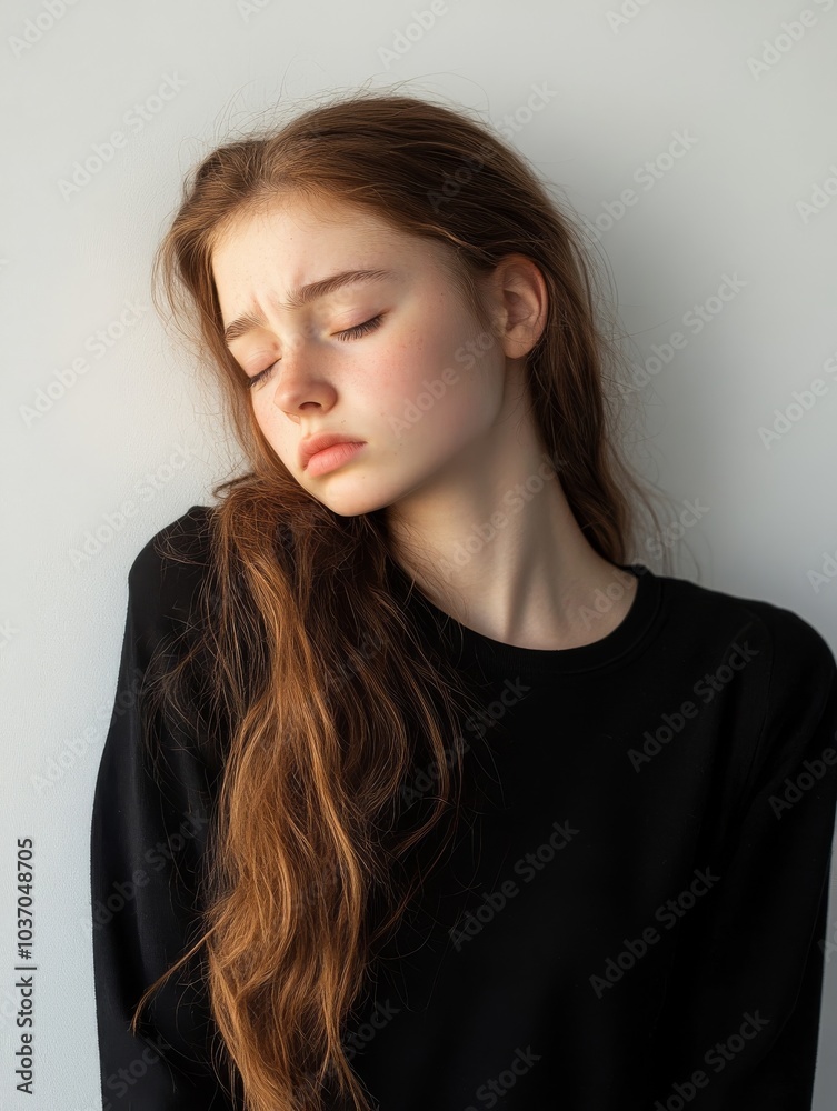 Sad upset young woman isolated on light colored background, photo. Depression, hurt, hurt, sad, sad, sad, upset, upset, sick, woman, isolated, photo, article, design, teens, teen, teenage, help. Sad upset young woman isolated on light colored background, photo. Depression, hurt, hurt, sad, sad, sad, upset, upset, sick, woman, isolated, photo, article, design, teens, teen, teenage, help.