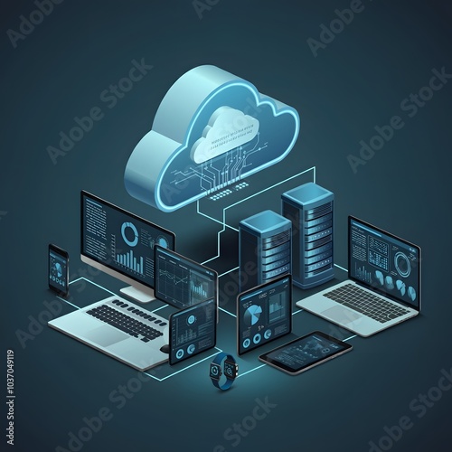 Cloud Computing Infrastructure Overview, Multi-Device Connectivity in Cloud Systems, Data Analytics in Cloud Environments, Cloud Storage and Server Architecture, Modern IT and Cloud Networking.