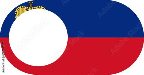 Switch Off Icon of Liechtenstein Flag