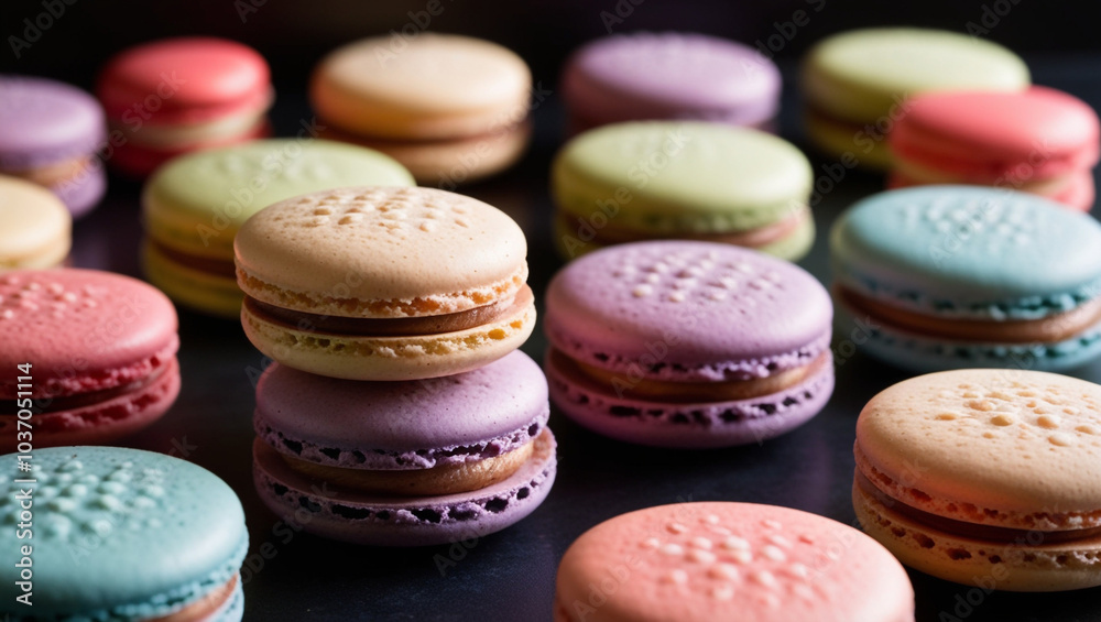 Colorful French Macarons Colorful French Macarons
