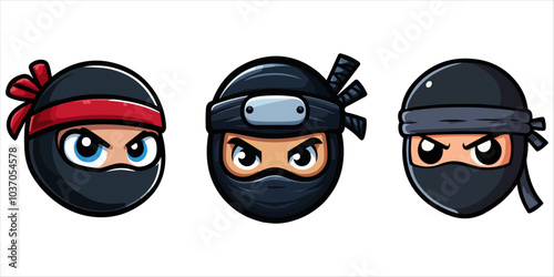 Ninjas, Ninja Heads, Ninja Logos, Ninja Head Design