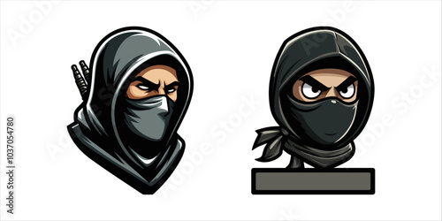 Ninjas, Ninja Heads, Ninja Logos, Ninja Head Design