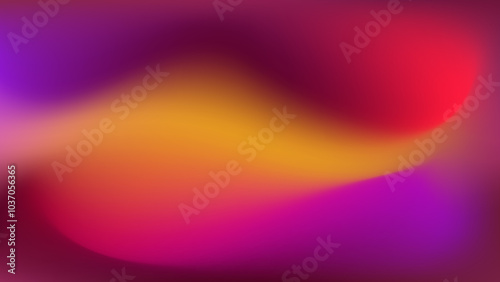 Vibrant Gradient Mesh Background in Red, Orange, and Purple Tones - Abstract Fluid Design