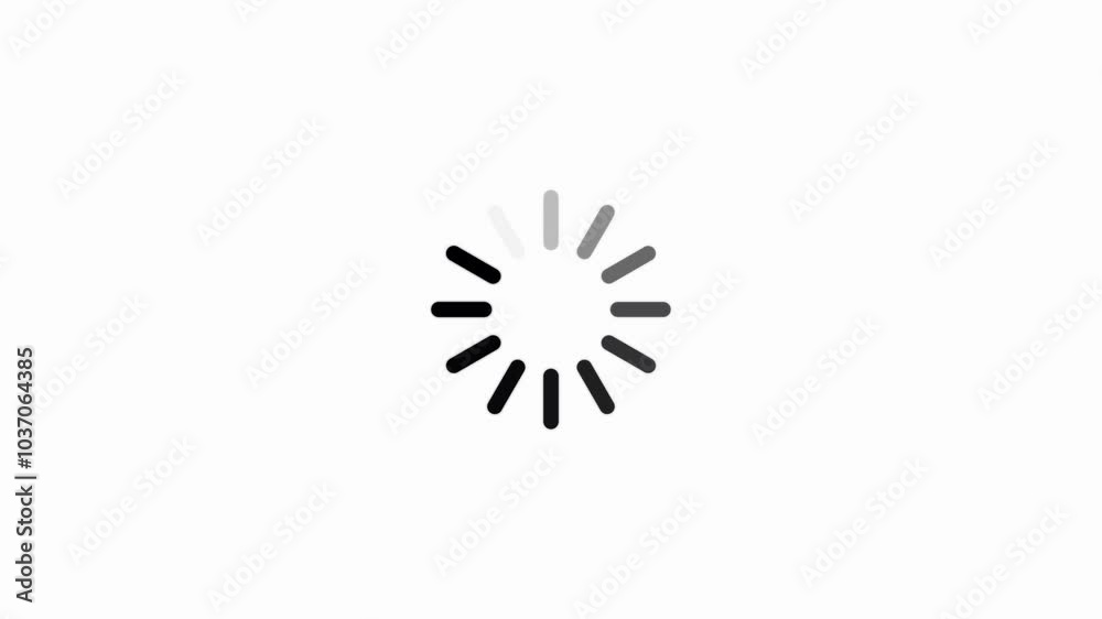 Circle Loading icon loop Loading Icon with a 60fps black background. Loading wheel animation. loading icon animation. Loading Circle Video with Glow. 