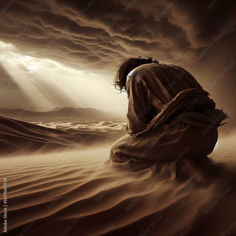 Jesus in the Desert Jesus in the Desert