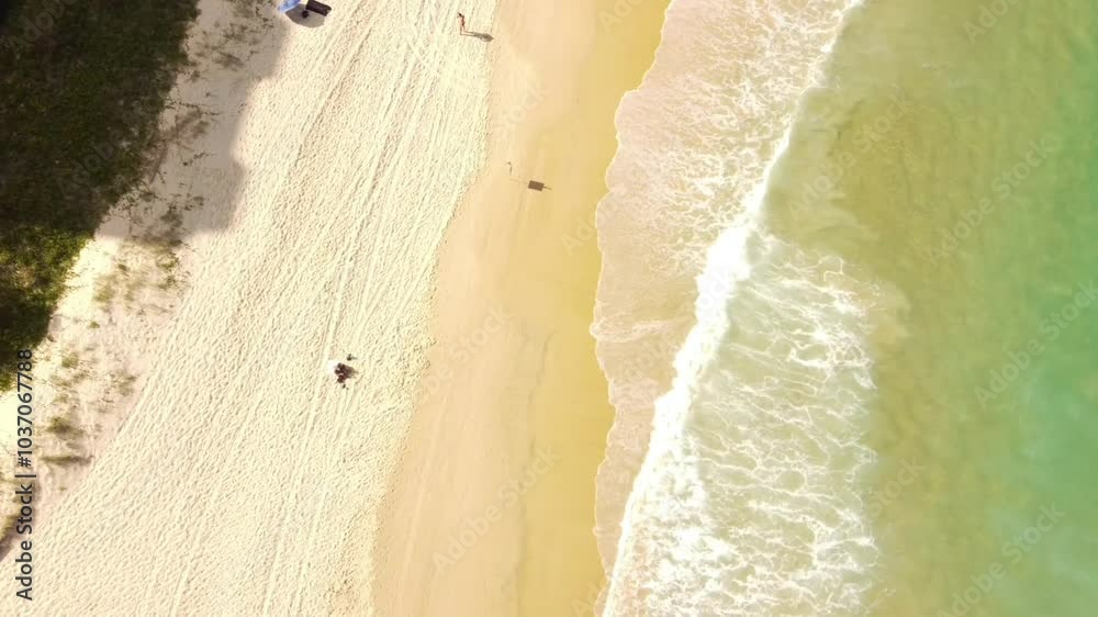 Aerial Drone video of Serene Beach with Rolling Waves, No People. beatifull beach Aerial Drone video of Serene Beach with Rolling Waves, No People. beatifull beach