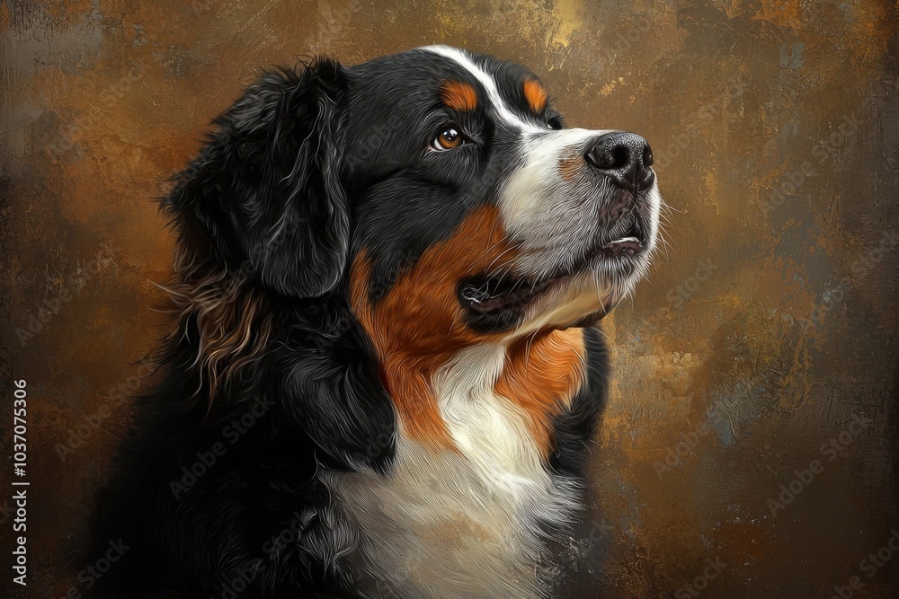 Warmth and Wisdom in Gentle Bernese Eyes Warmth and Wisdom in Gentle Bernese Eyes