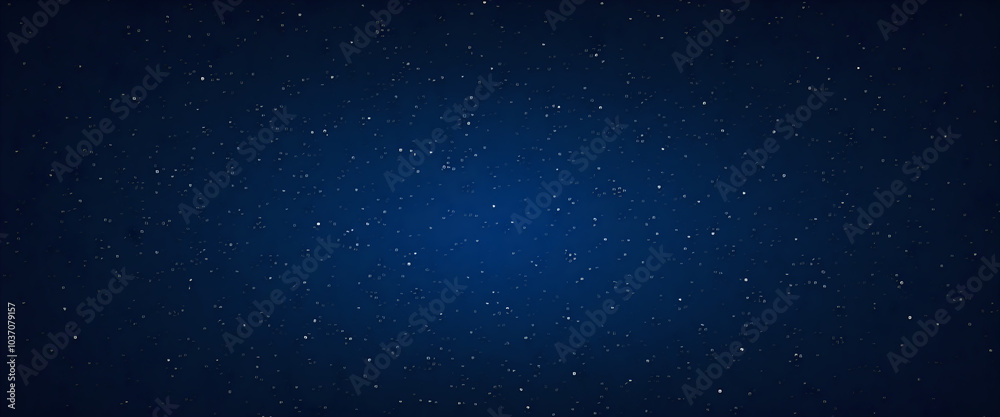 Obraz premium Starry night sky with a deep blue cosmic background